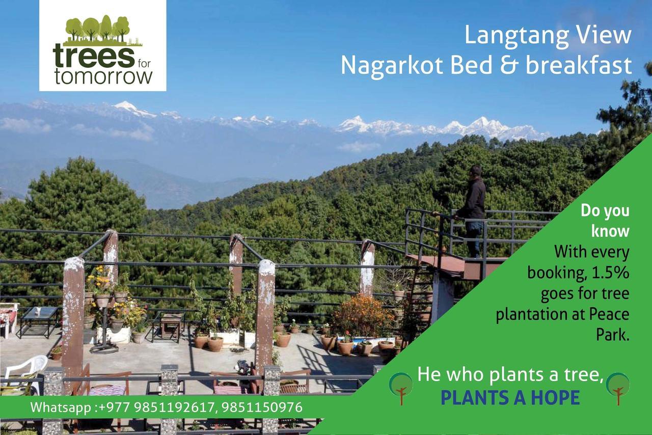 Langtang View Nagarkot Bed And Breakfast Экстерьер фото